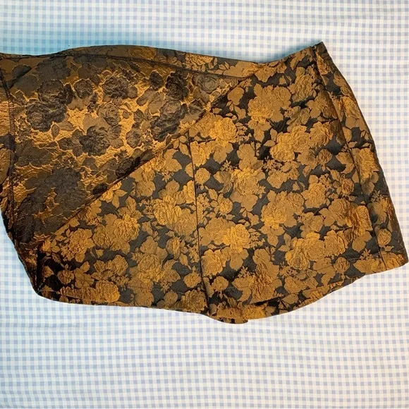 VICI Black and Orange Floral Skort XL - Picture 3 of 7